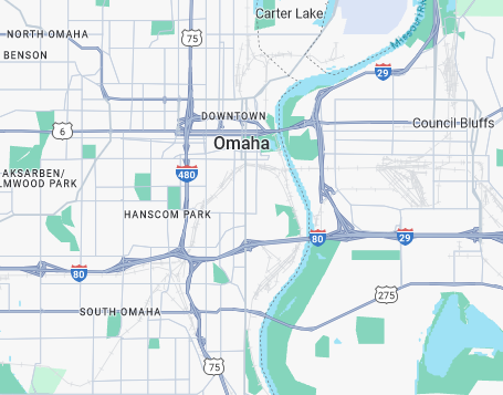 nebraska map